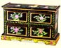 Handpainted Wooden Chest of Drawers