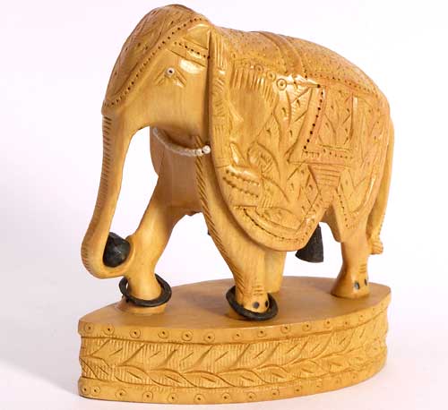 Chained Wooden Elephant