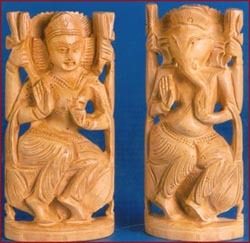 Laxmi and Ganesha