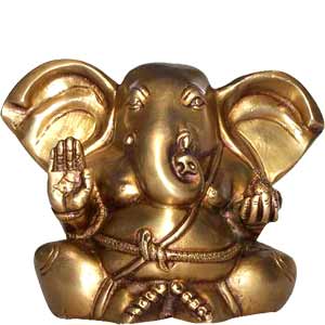 Seated Ganesh (7 inches)
