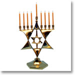 Star shaped nine-candle stand