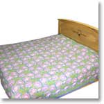 Flower Pattern Bedspread