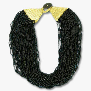 Black Breaded Necklace