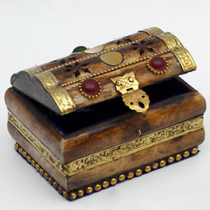 Craft Ideas  Bangles on Bone Brass Jewelry Box