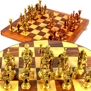 Royal Brass Chess Set