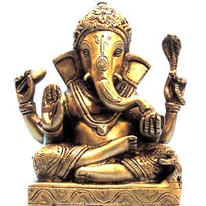 Craft Ideas India on The Image Of The Brass Ganesha Seated On An Ornate Chowki  Small Stool