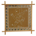 LORD GANESH DANCING ONHARD BOARD