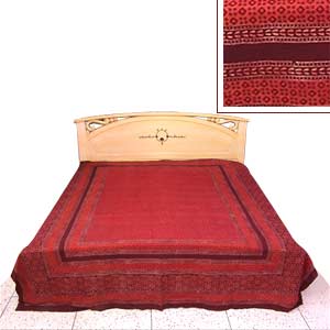 Dark Brown colored bedsheet