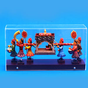 Bride in the palanquin