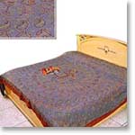 Charming Blue: Handmade Bedspread