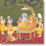 Ram Darbar: Miniature Painting