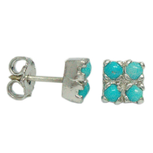 Silver Earring Turquoise