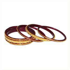 Swarnabela Set Maroon