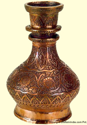 Copper Flower Vase