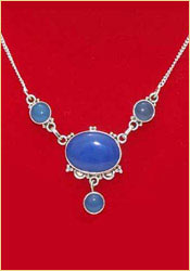 Moon Stone Necklace:Queens Collection