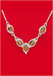 Tiger Eye Necklace:The Maidens Collection