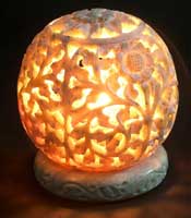 Fancy Marble Candle Holder