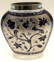 Regal Metal Vase