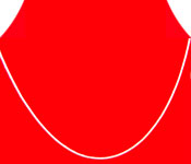 Designer Silver Chain Necklace