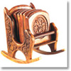 Wooden Carved Coasters