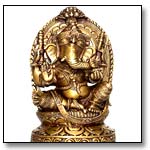 Enthroned Ganesh
