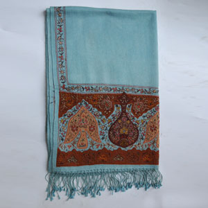 shawl with embroidery